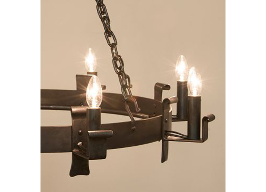 Chandelier Artsteel Wrought Iron, Alhambra Collection Round Large Wrought Iron Chandeliers Uk