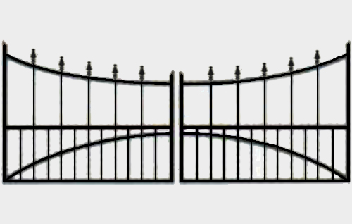 ArtSteel Driverway Gate 056